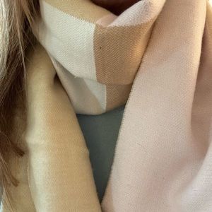 Lands End winter scarf. Gorgeous neutrals .